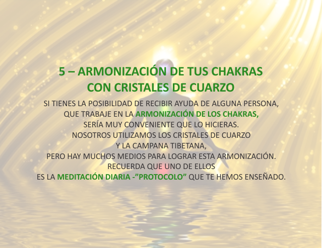 5 - Armonización de tus chakras Agosto 7 de 2011